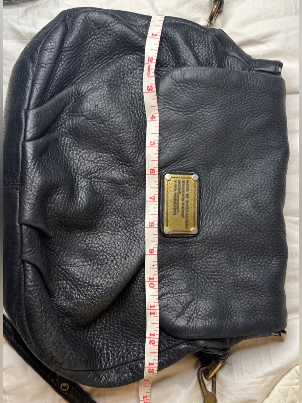 Marc by Marc Jacobs Classic Q Lil Ukita Crossbody Bag Black Leather Vintage - Picture 8 of 16